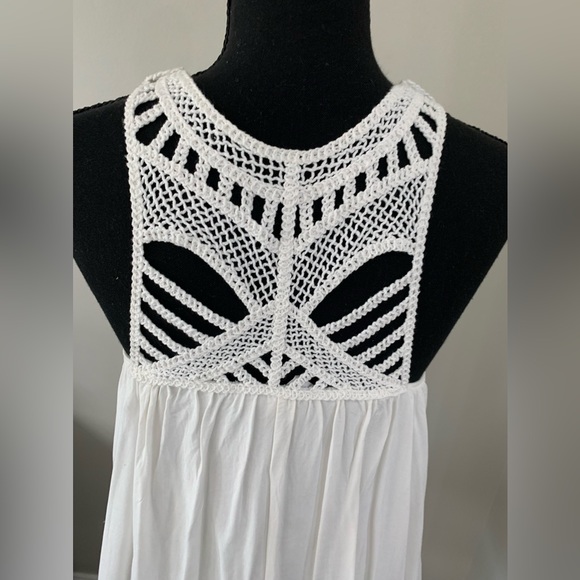 Purple Snow Crochet White Dress - Picture 4 of 5